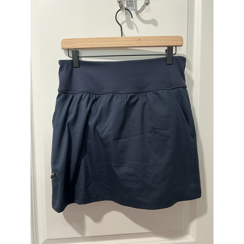 Zūda Women's Golf Skirt Size Medium Navy Tennis Pockets Athletic